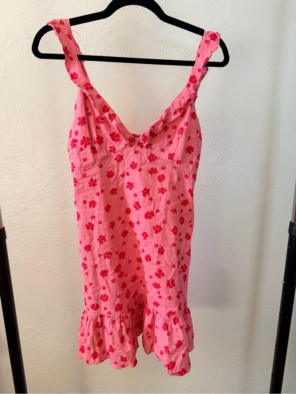 Zara Floral Mini Dress Size Medium